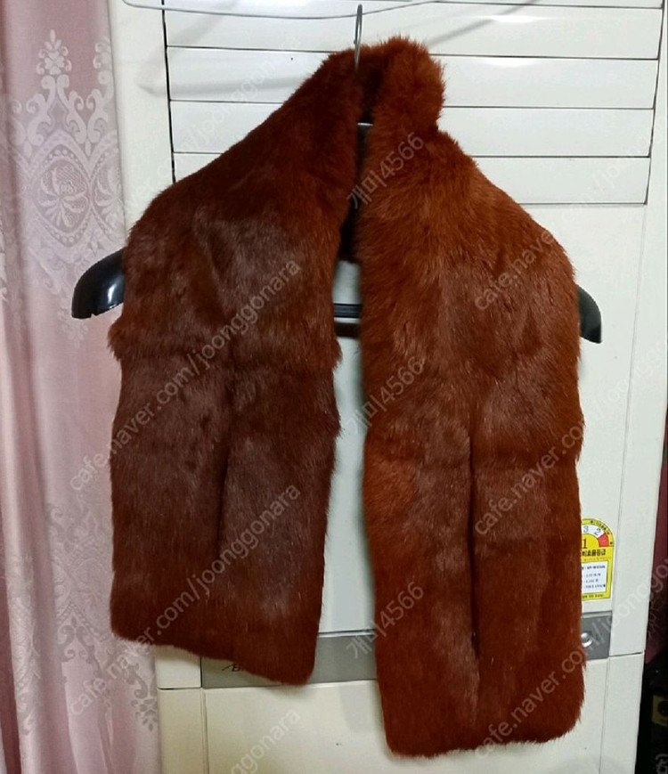 천연 밍크 양면 목도리 89000원 이미지