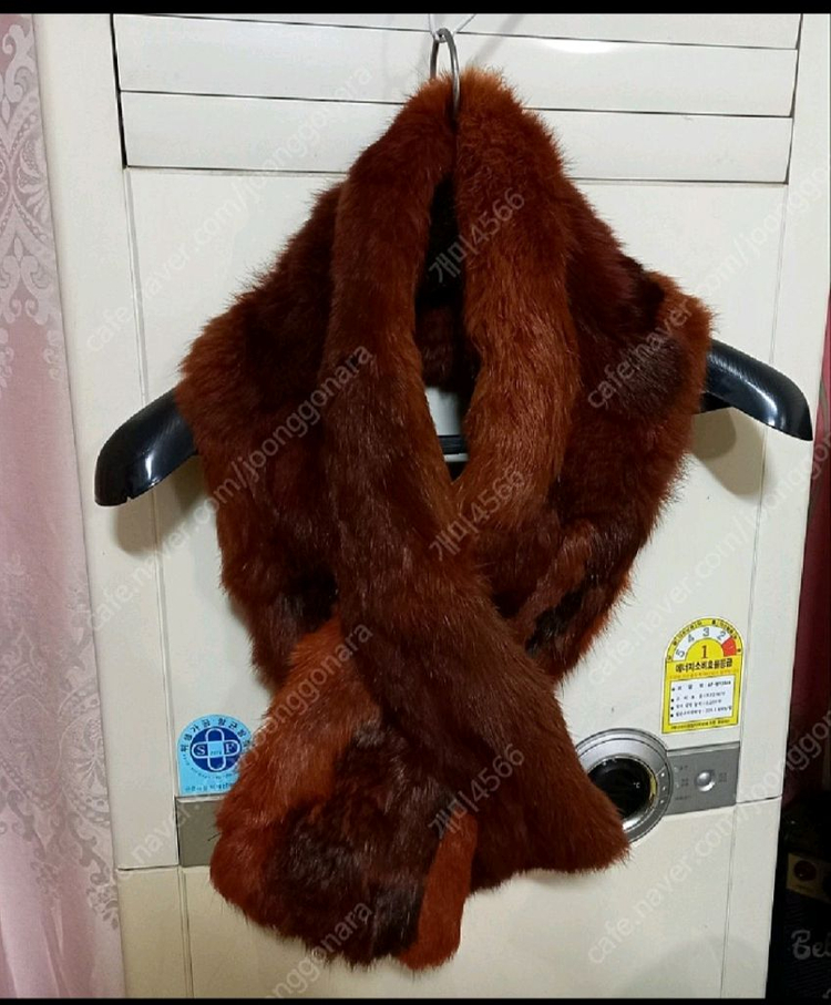 천연 밍크 양면 목도리 89000원 이미지