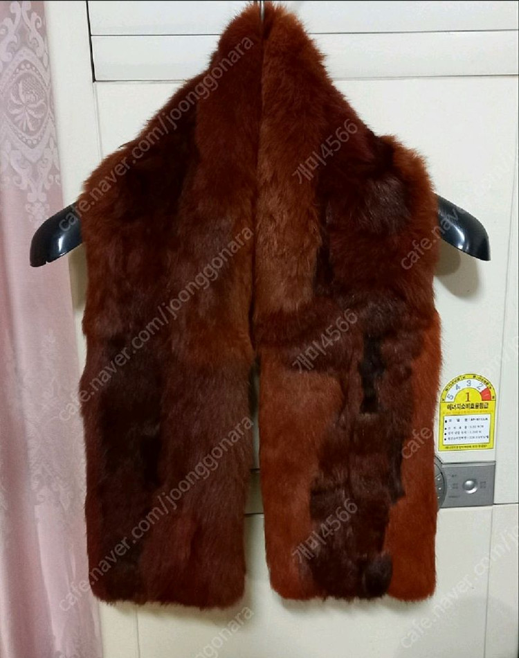 천연 밍크 양면 목도리 89000원 이미지