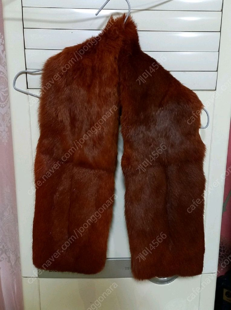 천연 밍크 양면 목도리 89000원 이미지