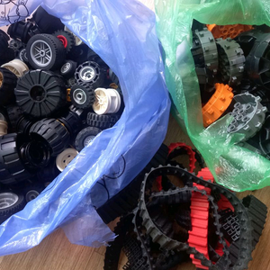 레고벌크 바퀴(고무궤도,자동차바퀴,우주선바퀴처럼 큰것도 있어요)1400g 이미지