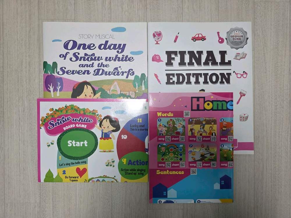 토리영어놀이 유아 영어책 (토리잉글리쉬 이야기책+벽차트+그림 단어 카드 총 100장)--2