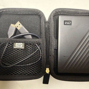 WD 외장하드 2TB + 전용케이스
