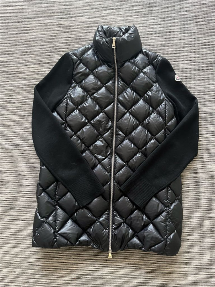 몽클레어 다이아퀼팅 앞뒤 구스롱패딩가디건 1사이즈(55-66) 이미지