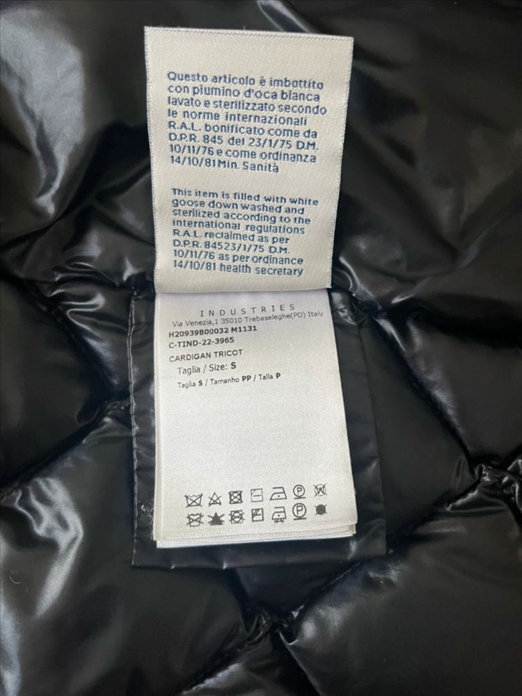 몽클레어 다이아퀼팅 앞뒤 구스롱패딩가디건 1사이즈(55-66) 이미지