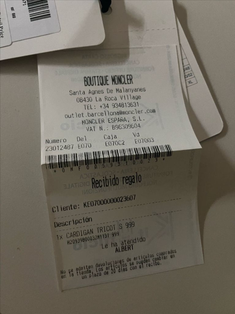 몽클레어 다이아퀼팅 앞뒤 구스롱패딩가디건 1사이즈(55-66) 이미지