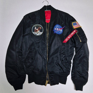 (S/95-100) 알파인더스트리 아폴로 MA-1 나사 항공점퍼 이미지