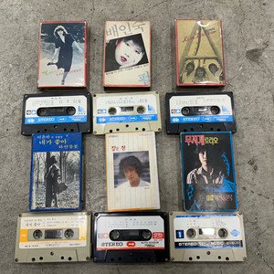 배인숙 김트리오 이은하 이세진 무지개 트리오 카세트 테이프 각개