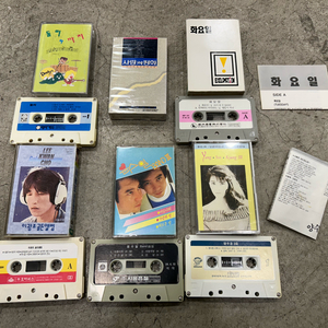 둘리와 까치 사랑과 평화 화요일 이광조 윤수일 밴드 양수경 카세트 테이프 각개