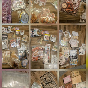 빈티지 다꾸 세트(인스/마테/도구/파우치 등 양 많음) 이미지