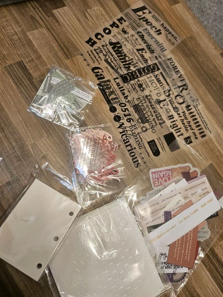 빈티지 다꾸 세트(인스/마테/도구/파우치 등 양 많음) 이미지