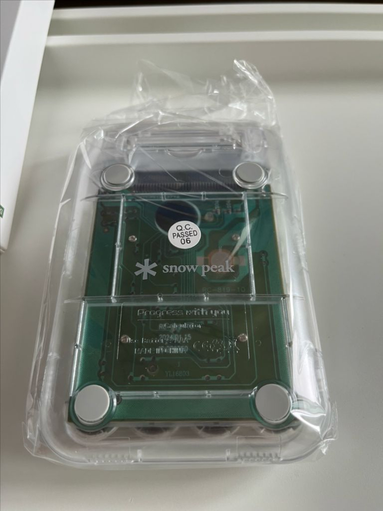 스노우피크 투명 레트로 계산기 (새제품)--1