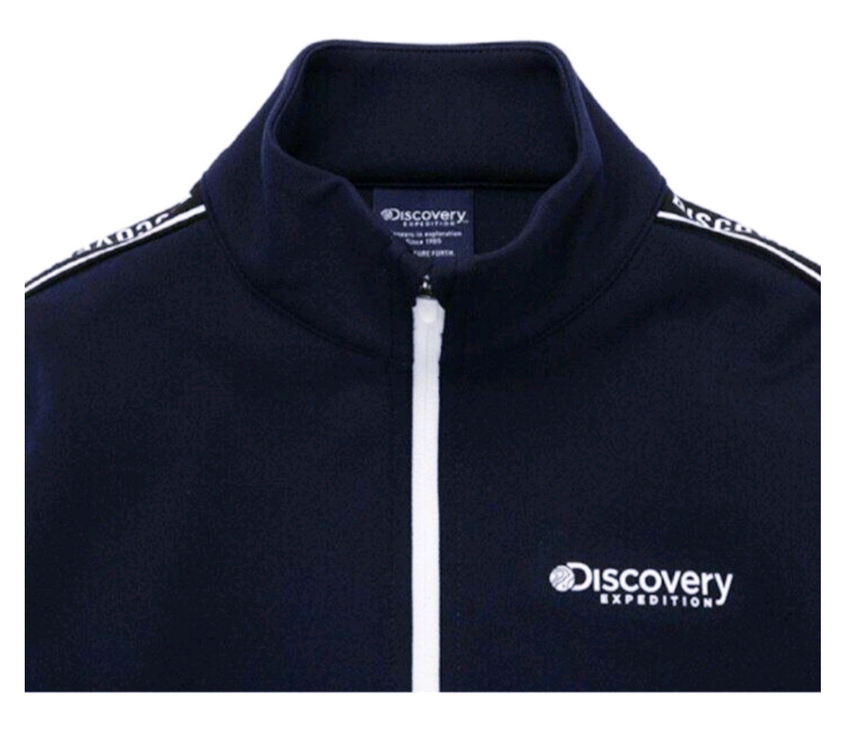 [새상품]디스커버리 키즈 로고테잎 트레이닝자켓 이미지