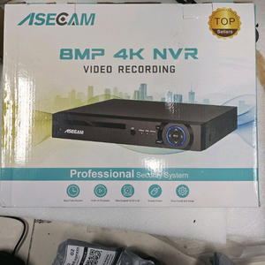 ASECAM 4채널 4K NVR CCTV 카메라 세트 이미지