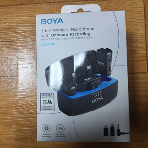 보야 2.4g 2채널 무선 마이크