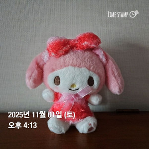 마이멜로디 파자마 인형 키링 이미지