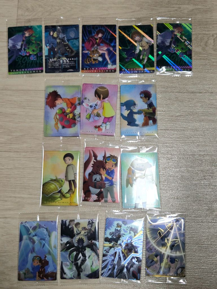 디지몬 웨하스 카드--0