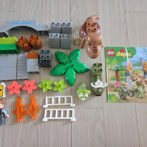 레고 듀플로 10939 렉스와트리케라톱스 공룡탈출 이미지