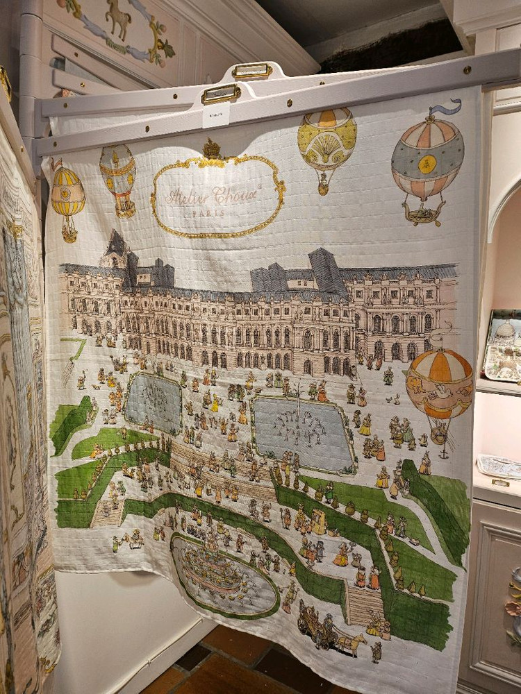 아뜰리에슈 블랭킷 파리 한정판(베르사유, 파리지도) 선물포장 박스 포함!! 이미지