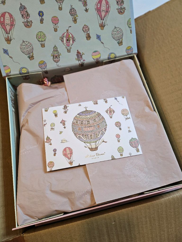 아뜰리에슈 블랭킷 파리 한정판(베르사유, 파리지도) 선물포장 박스 포함!! 이미지