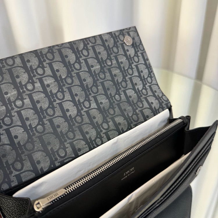 [새상품급]디올 Priv 오블리크 플랩 장지갑--4