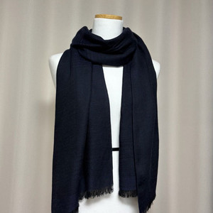 상태좋음)Theory.띠어리.캐시미어.실크.머플러.다크네이비.블랙.스카프.목도리.울.소품.액세서리.숄.명품