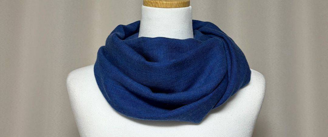 상태좋음)Ermenegildo Zegna.제냐.캐시미어.머플러.코발트블루.스카프.목도리.울.소품.액세서리.숄.명품--3