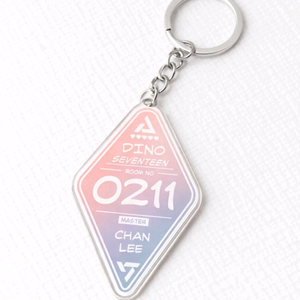 세븐틴 호텔키 스타일 아크릴 키링 팬굿즈 이미지
