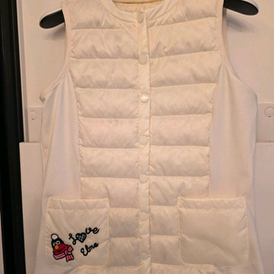 세서미 스트리트 엘모 패딩 조끼 90(44~55반)