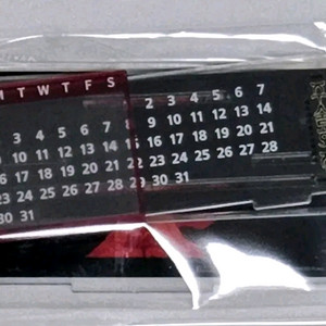 [세트]주술회전 시부야 사멸 극장판 특전 스쿠나아크릴달력 이미지