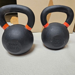 케틀벨 24kg 2개 이미지