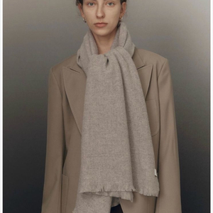 lowclassic wool muffler 로우클래식 울 머플러 블랙 이미지