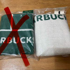 2025 스타벅스 x 라코스테 타월 아이보리