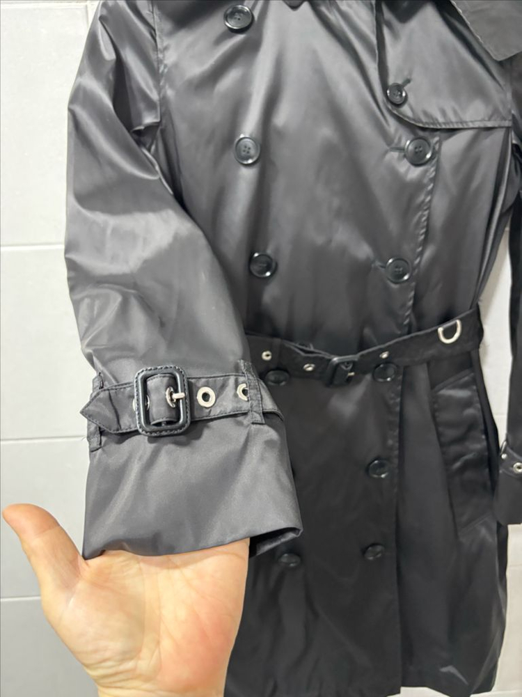 정품)버버리 켄징턴 후드 트렌치--1