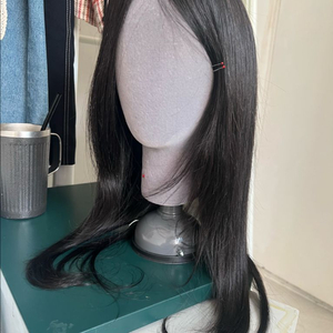 100프로 인모(자연블랙, 긴기장) 통가발 판매 / 검색어 항암가발 탈모 가발나라 핑크에이지 박승철 하이모