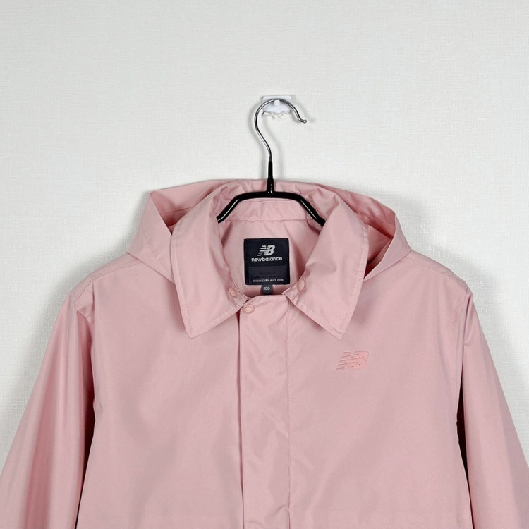 뉴발란스/핑크 바람막이 자켓 점퍼 아동130 7 8/라덴 이미지