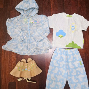 베베드피노 민주킴 바람막이110 티/바지 100+모자 일괄