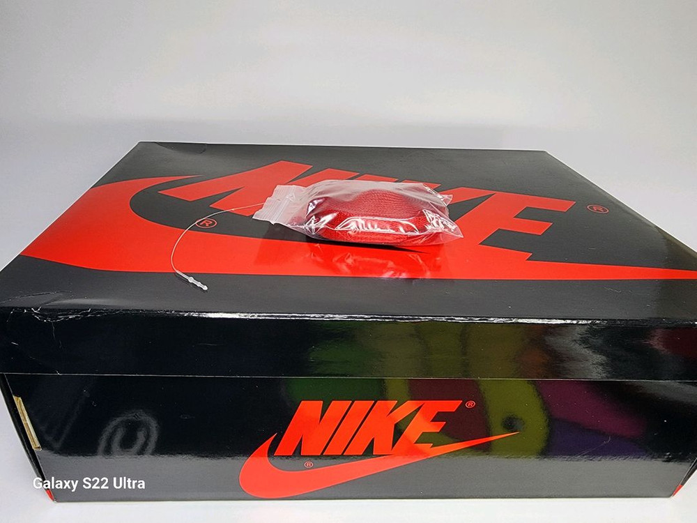 나이키 에어 조던 1 하이 OG 페이턴트 브레드입니다 275mm--7