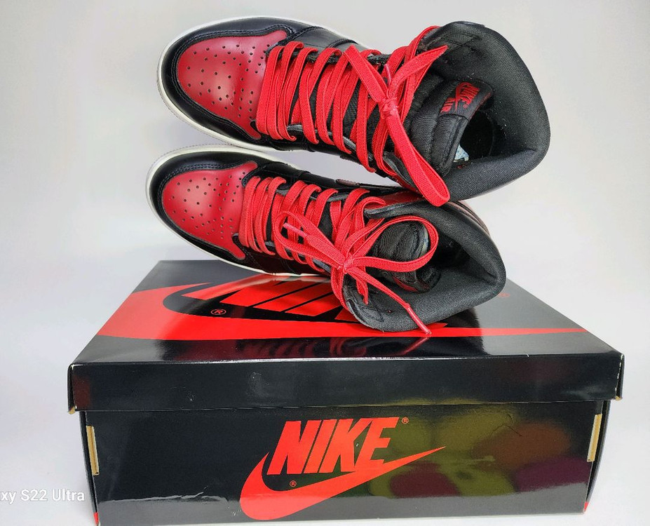 나이키 에어 조던 1 하이 브레드 275mm(커스텀버젼)--5