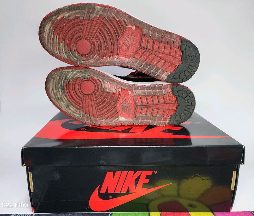 나이키 에어 조던 1 하이 브레드 275mm(커스텀버젼)--6