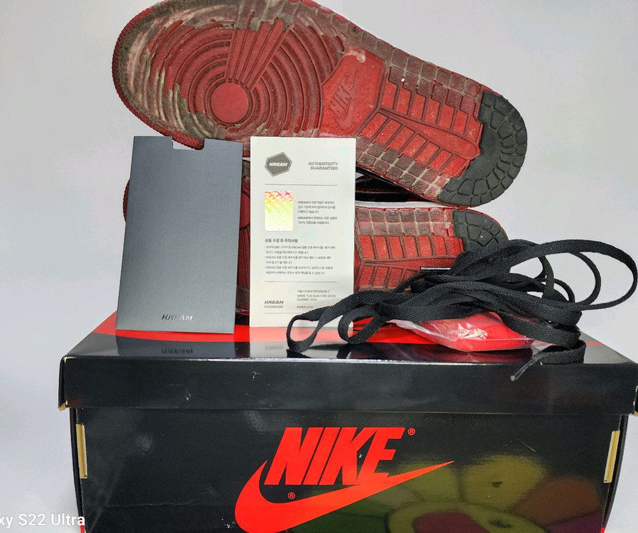 나이키 에어 조던 1 하이 브레드 275mm(커스텀버젼)--7