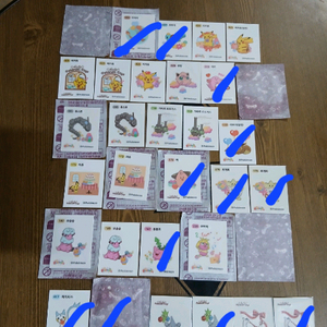 무료배송 포켓몬띠부씰 러블리 1개 선택 뽀뽀라 이상해씨 피카츄 띠부씰 이미지