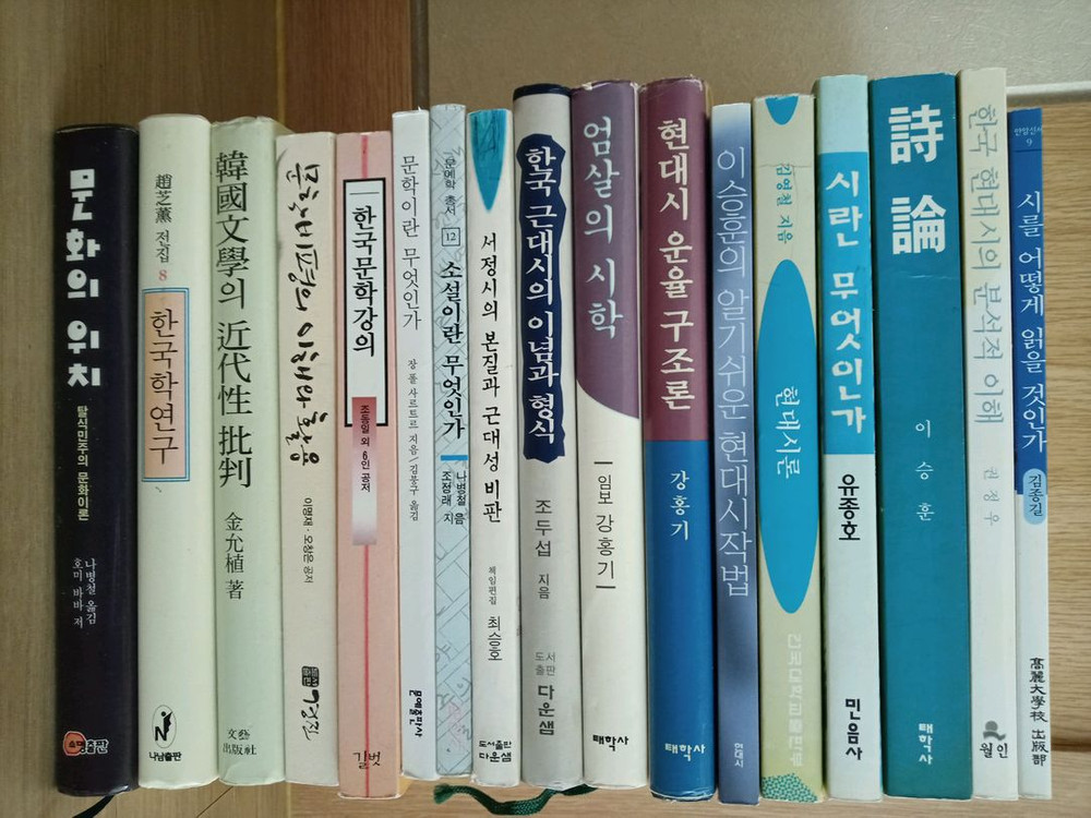 한국문학 • 시 관련 도서 ㅣ 대학교재--0