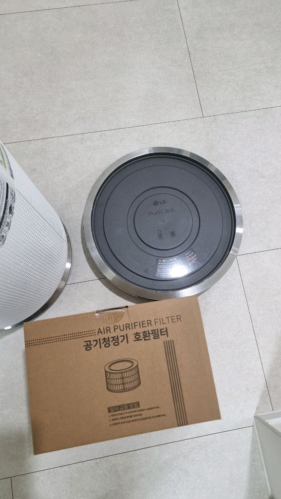 LG퓨리케어 공기청정기 판매 호환필터 새거와 무빙휠 포함--2
