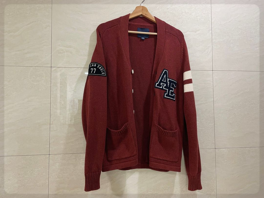 아메리칸 이글 / 프레피룩 가디건, 남성 가디건 / 100--1