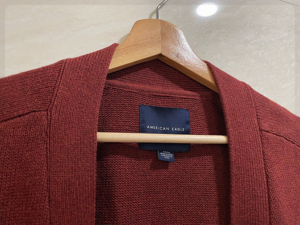 아메리칸 이글 / 프레피룩 가디건, 남성 가디건 / 100--3
