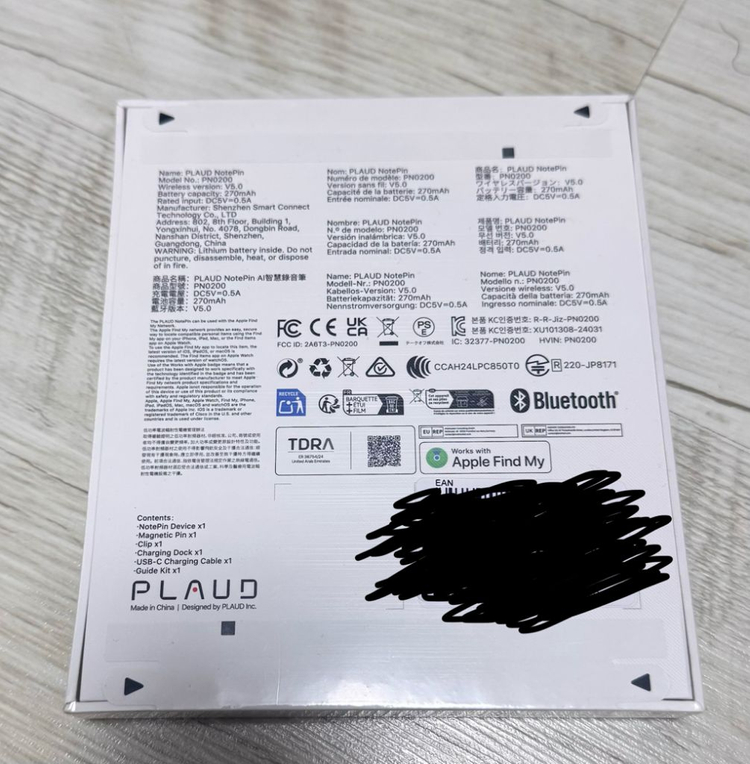 PLAUD NotePin AI 음성 녹음기--1