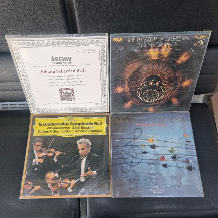 (미개봉 클래식 LP)드보르작,푸치니,브람스 등 10장.--1