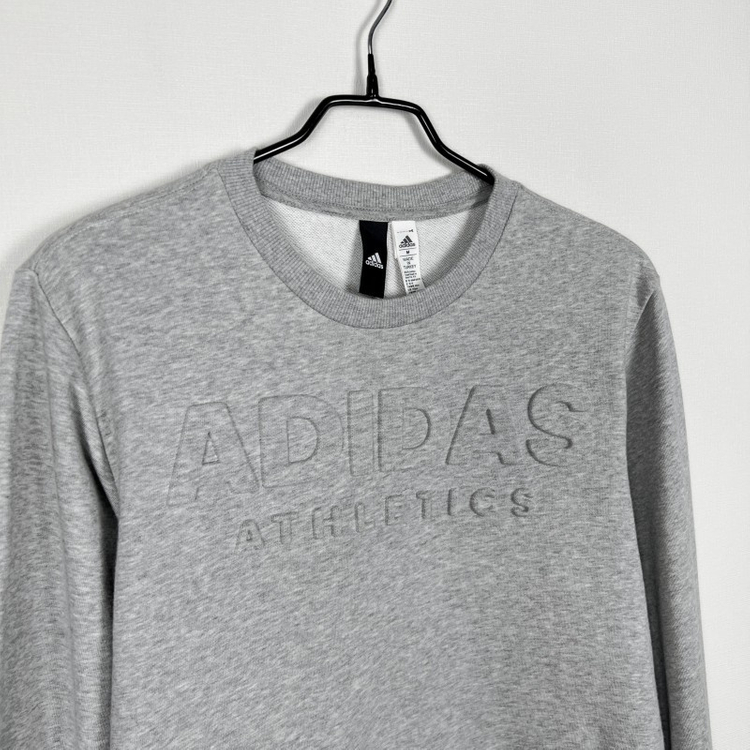 아디다스/입체 로고 맨투맨 긴팔 티 티셔츠 M 95/라덴 이미지
