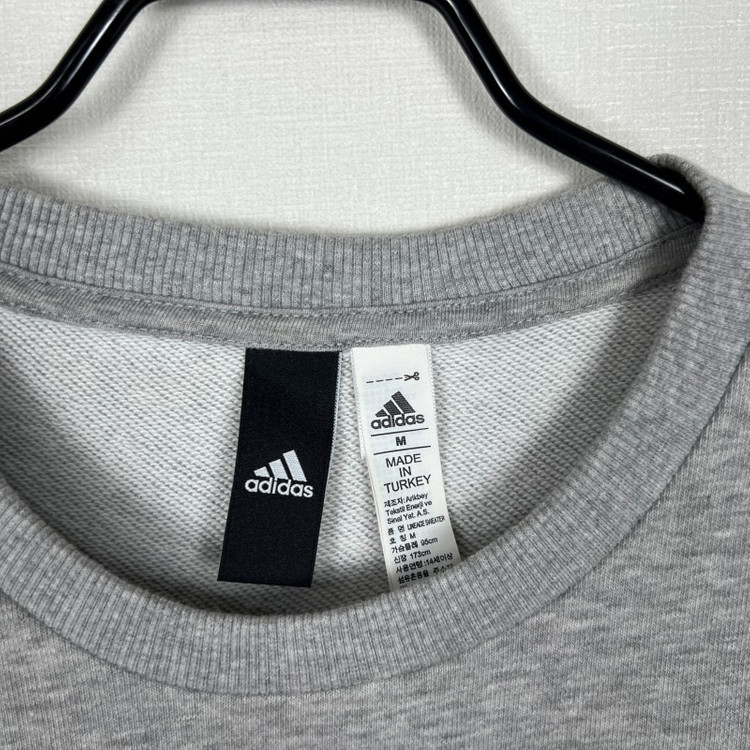 아디다스/입체 로고 맨투맨 긴팔 티 티셔츠 M 95/라덴 이미지